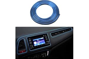 WOO LANDO Moulure décorative pour Voiture - Décoration intérieure grâce à des Bandes Flexibles - Facile et sans Connaissances préalables - Rouleau de 5 m