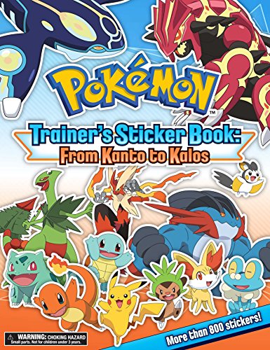 Pokémon Trainer's Sticker Book: From Kanto to Kalos