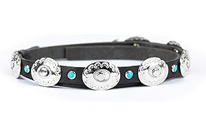 Westernwear-Shop Westernhut Lederhutband HB-288 Hutband aus Leder für Cowboyhüte & Westernhüte als dekorative Ergänzung Cowboyhut Zubehör und Accessoires schwarz