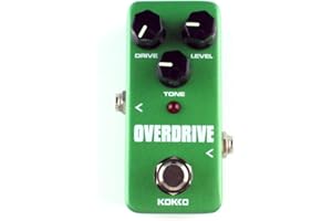 Tongping Kokko Effektpedal für E-Gitarre, True Bypass-Vollmetallgehäuse (Overdrive)