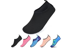 SAGUARO Badskor för barn snabbtorkande vattenskor slip-on simskor storlek 21–37