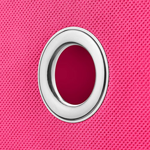 2x Aufbewahrungs Korb Pink Faltbox 32 x 32 x 32 cm Regalkorb faltbar mit Deckel - 4