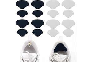 KAIAIWLUO Patchs de Réparation de Baskets,8 PCS Protege Talon Chaussure Autocollants à Talons Réparation de Trou de Baskets Shoe Repair Patch pour Empêche Frottements Ampoules Chaussures Grandes