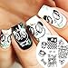 Born Pretty Cartoon Lovely Panda Nail Art Stamping Image Plate 32