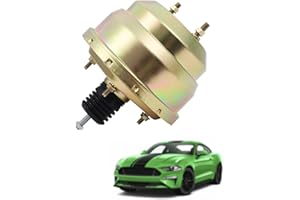 SCITOO Power Brake Booster Universal 8"Dual Diaphragm Zinc fits Chevy fitsd Street Rod PB8531