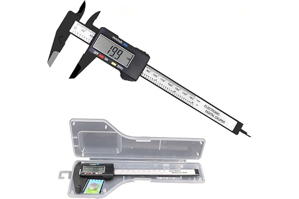 SKADIOO Plastic Vernier caliper, Digital vernier caliper, Vernier caliper digital, 6 inch, Electronic Vernier Caliper Gauge Micrometer