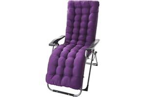 MCNDSI Coussin Rembourré pour Chaise Longue Coussin Rembourré pour Chaise Longue Relaxante Coussin Inclinable pour Patio Coussin Rembourré pour Chaise Longue(A6,155x48x8cm/61x18.8x3.1in)