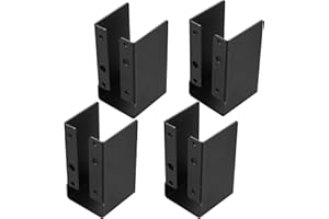 XINGWENHAO 4 Pack Type B Joist Hangers, Beam Connectors, Concealed Flange Hangers for 5 cm Swinging Beam