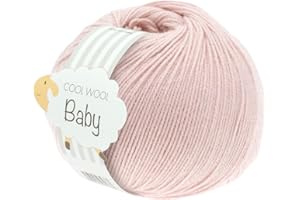 ‎LANA GROSSA LANA GROSSA Cool Wool Baby | 100% Schurwolle Merino, filzfrei | Handstrickgarn aus 100% Schurwolle (Merino) | 50g Wolle zum Stricken & Häkeln | 220m Garn FB 267