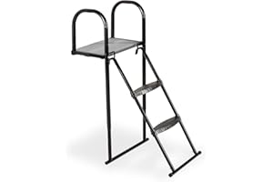 EXIT TOYS Plateforme EXIT Trampoline avec échelle pour Hauteur de Cadre de Trampoline Entre 80-95cm