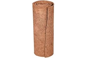 HPYSHP Natural Coco Liner Roll, Free Cutting Coconut Planter Liners, Coconut Coir Liner Sheets, Coco Mat for Planter Wall Box Flower Basket Garden Decoration Animal Pet Pad Liner (15.7x39inch)