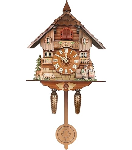 Pendulette Forêt Noire Trenkle – Mini Coucou TU 70 SQ Nu – Neuve Sous Vide