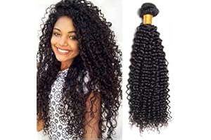 UNILO LVY tissage bouclé naturel 100% cheveux naturel brésilienne 1 faisceaux 18 pouce double trame tissage bresilien boucle