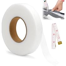 Nastro Termoadesivo Per Orli TANSAR – 64 Metri X 2 Cm, Riparazione Tessuti, Tende, Pantaloni, Jeans, Vestiti, Senza Cucitura - 2