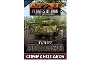 Flames of War: Late War: Tarjetas de comando británico del día D (FW264C)