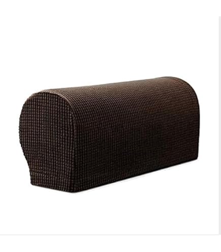 Faderr Armleuningbeschermers van polar fleece voor fauteuils, banken, antislip fauteuil, premium armleuninghoezen, rekbare stoel/bank, armbeschermer, stretch fit (wit