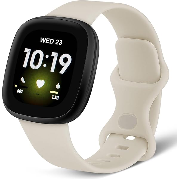 3 Bracelets Fins Pour Fitbit Versa 2/Versa/Lite - Silicone Souple - Pour Petits Poignets - Multi-couleurs