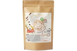 IOGENIX iO.GENIX - Crema de Arroz | 1 kg | Harina de Arroz Precocida | Fuente de Energia | Buena Digestibilidad (White Choco Rings)