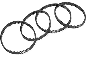 Ruimou 4 correas de transmisión para aspiradora 1606419 y 1606418 compatibles con Bissell ProHeat 2X Revolution 1548 1550 1551 15501 15504 15505