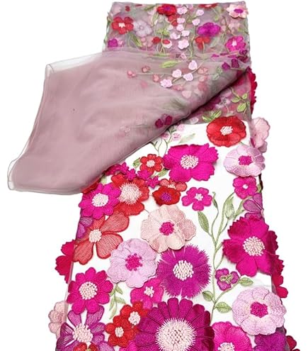 PATIKIL Tessuto Fiori a Calza, 10 Pezzi Dicalze Fiori in Rete Nylon Materiale Calze Seta a Trazione Fiori Fai-Da-Te Creazione Fiori Artigianali