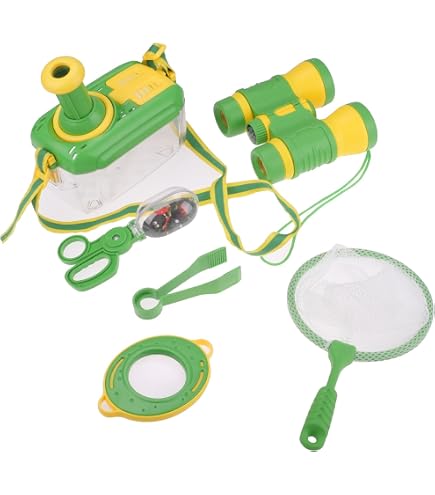 Kit Exploration Enfant MeYuxg - Attrape-insectes, Loupe Et Faux Insectes - Jouet Nature 3-6 Ans