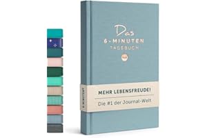 ‎URBESTSELF 6-Minuten Tagebuch für Erwachsene 2025 (Das Original) - Dankbarkeitstagebuch, Wissenschaftlich Fundiertes Journal Buch - Achtsamkeitstagebuch für Mehr Resilienz & Selbstliebe