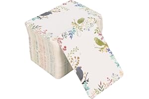 OKUYONIC Carte di carta per gioielli, confezione di orecchini NESSUNA deformazione Carte di gioielli Portachiavi Display Card Stampa vegetale compatta per la visualizzazione di orecchini