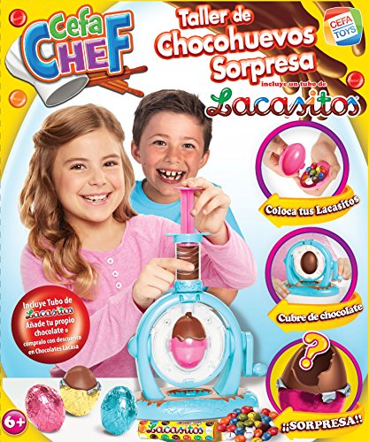 Cefa Chef- Taller de Chocohuevos Sorpresa Lacasitos, (CEFA Toys 88316)
