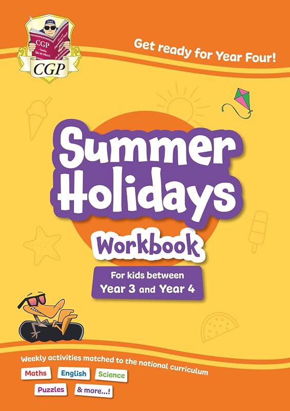 Cgp Summer Holidays Activity Workbook Fo cover