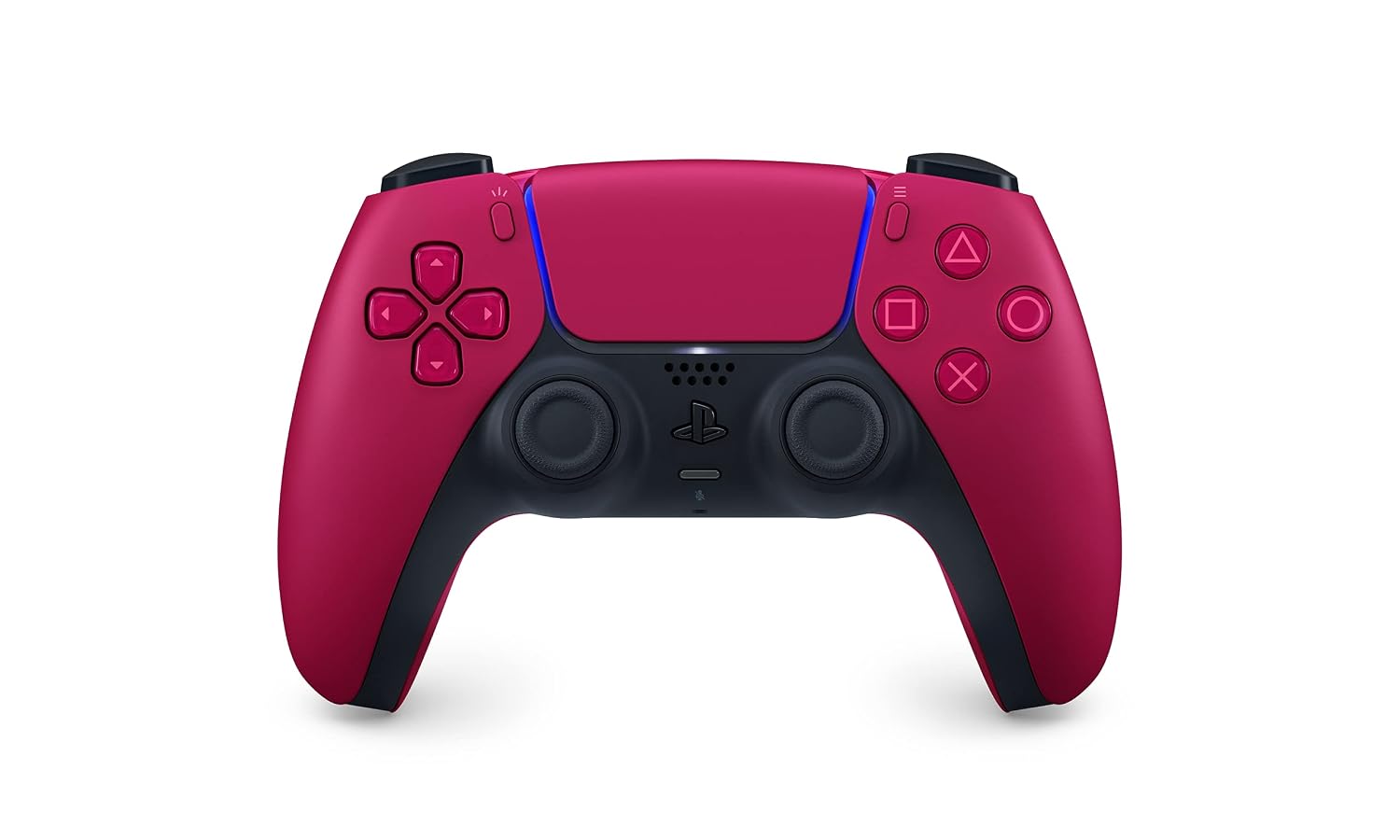PlayStation 5 - Mando Inalámbrico DualSense Cosmic Red | Mando Original para PS5 con Retroalimentación Háptica y gatillos Adaptativos - Color Rojo