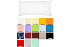 Confezioni Giuliana Federa per Cuscino da Una Piazza e Mezza - 1 1/12 Mis. 120x55 Colori Tinta Unita a Scelta (Lilla)