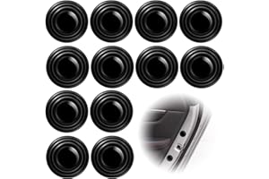 FBTOPNUM Autotür Stoßdämpfer 40 Stück, Silikon, Schwarz, Universelle Passform, Türschutz