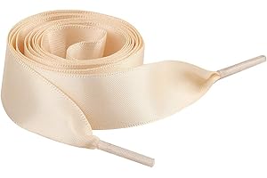 Jamron Piatto Seta Raso Nastro Lacci delle Scarpe 2CM di Larghezza per le Scarpe da Ginnastica Ballerine Pumps