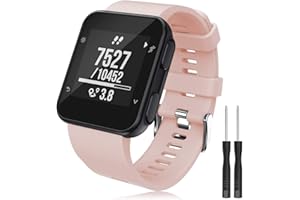 YASPARK Correa Forerunner 35, Pulsera de Reloj de Repuesto de Silicona Suave Accesorios impermeables Correa para Forerunner 35