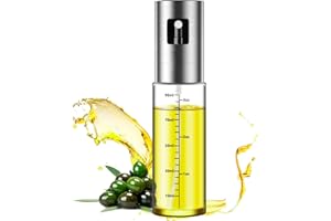 CREADY Spruzzino Olio per Friggitrice Aria 100 ml. Bottiglia Spray, Spruzzatore Olio e Aceto per Forno, Olio e Aceto