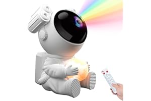 ‎SYDERUER LED Sternenhimmel Projektor, Astronaut Sternenhimmel Projektor Galaxy Nachtlicht,Planetarium Projektor mit Timer,Fernbedienung,Schlafzimmer Deckenprojektion Lampe,Geschenk für Kinder und Erwachsene