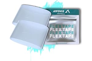 AWOKE® FlexTape Support de protège-tibias de football - Unisexe - Pour homme, femme et enfant