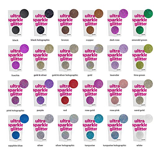 hemway Premium Multi Purpose Glitter Staub/Puder 100 g Einzigartige Farben für Verwendung mit Crafts Wein Glas-Art DIY Dekoration Hochzeiten Tisch Presents Karten Blumen Kosmetik Gesicht Eye Körper Nägel Haut Haare Bart, Glitzer, rot - 3