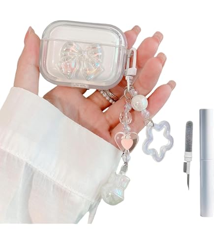 Coque Fleur Pour AirPods Pro 3 (2025) - Protection Colorée Avec Porte-clés Floral - Compatible Recharge Sans Retirer La Coque