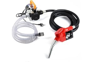 awolsrgiop 230V Dieselpumpe, 550W 60 L/Min Dieselpumpe Selbstansaugend Zapfpistole Promote Ölpumpe Tankstelle, Bio Dieselpumpe Heizölpumpe Selbstansaugend Ölpumpe Pistole mit Kraftstofffilter