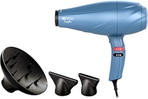 GA.MA ITALY PROFESSIONAL Gama Italy Professional Phon Leggero Ozone Ion 4D, Asciugacapelli potente 2400W, phon con tecnologia agli ioni negativi, azzuro