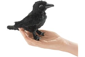 Folkmanis 2698 Mini Rabe Fingerpuppe