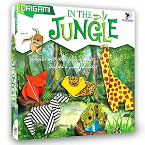 Toykraft: Origami in The Jungle - Craft Activity Kit for Kids Aged 5 Years to Adults