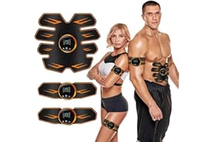 WUGEIN EMS Stymulator Mięśni Brzuchan, EMS Stmięśni Ymulator Trener Abs,