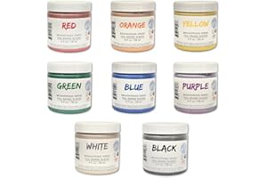 Penguin Pottery - Brushstroke Series - Variety Set of Wonderful Vibrant Glaze Colors - Wide Firing Range - Fire to Low or High Temperatures - Low Fire to Mid Fire - Mix to Create More Colors