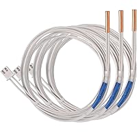 5Aplusreprap 3D Printer Thermistor HT-NTC100K 3950 High Temperature Sensor for Ender-3 Spider3.0 Dragon Extruder Hot End, Pac