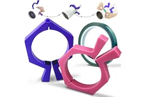 THINGSBAG Sublimación Vaso Pinza, 20oz Clip Papel Artesanal Pellizco para Taza Recta Delgada,2 Pack Perfecta Soporte de Pegatina Agarre Herramienta de Apriete ABS Sublimando Suministros en Blanco Kit Accesorios