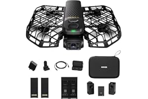 HOVERAir X1 PROMAX 8K Action Flying Camera, Foldable Drone with Camera with 42 KM/H Follow Speed, 10+ Fully Automatic Flight Modes, Fly Anywhere with OmniTerrain, SmoothCapture 2.0(Fly Joy Combo)