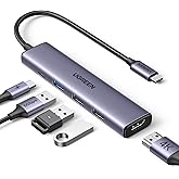 UGREEN USB C Hub, PD 100W, 4K HDMI, MacBook Pro/Air, iPad Pro/Air, Surface Pro/Go, Galaxy Tab, Galaxy S23/S22 vb. ile uyumlu 
