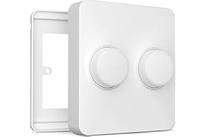 IYOKI® Cubierta estándar para interruptor de tono para Philips Smart Button, placa de interruptor de luz remota de tono, 2 bandas (paquete de 1)